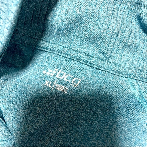 BCG Women Double Knit 1/4 Zip Top NWOT Large Thumbhole Sleeves Moisture Wicking - Picture 6 of 9